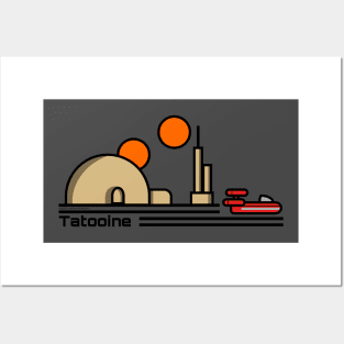 Tatooine Travel Poster Posters and Art